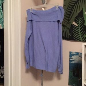 off the shoulder sweater